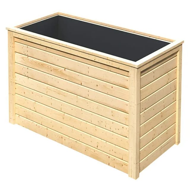 Karibu Hochbeet Größe1 Naturbelassen 82 cm x 133 cm x 69 cm