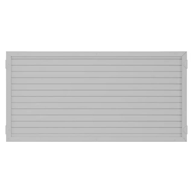 T & J Kunststoff-Zaunelement Lightline 180 x 90 cm
