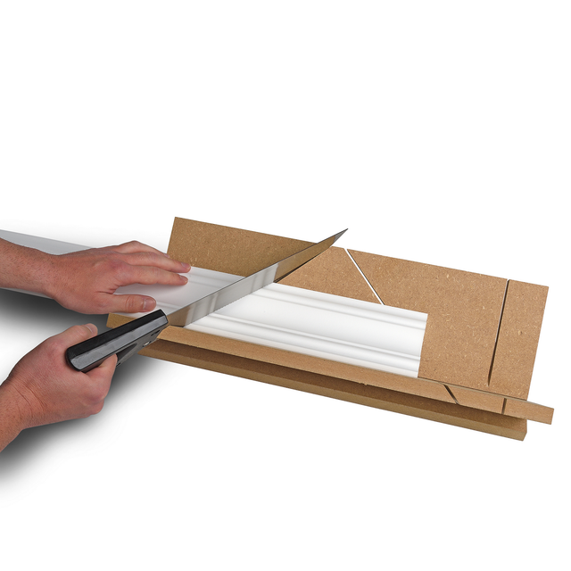Gehrungslade MDF für Zierprofile 51 cm