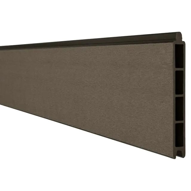 GroJa Steckzaun Füllung Solid 180 cm x 15 cm x 1,9 cm Terra