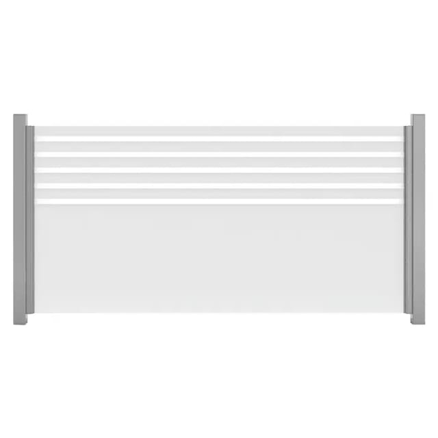 Groja Sichtschutzzaun Ambiente Waagerecht 180 cm x 90 cm x 0,8 cm Streifen