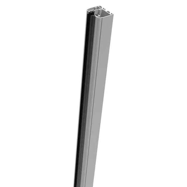 GroJa Klemmschiene rechts 181 cm Silbergrau (RAL 7001)