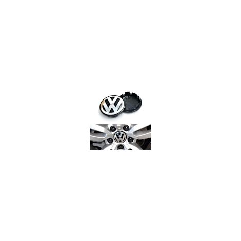 Satz Mit 4 Volkswagen Vw Radkappen/emblemen – Automobil Silber 65 Mm