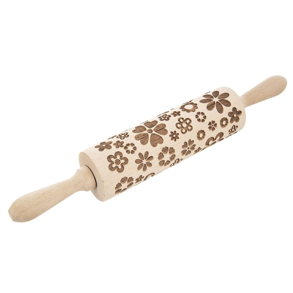 Küchenzubehör Orion Decorative Floral Pattern Holz Drehbar 39 Cm