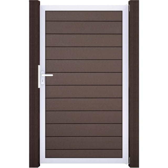 GroJa Steckzaun Solid Tor Universal 100 cm x 180 cm Terra