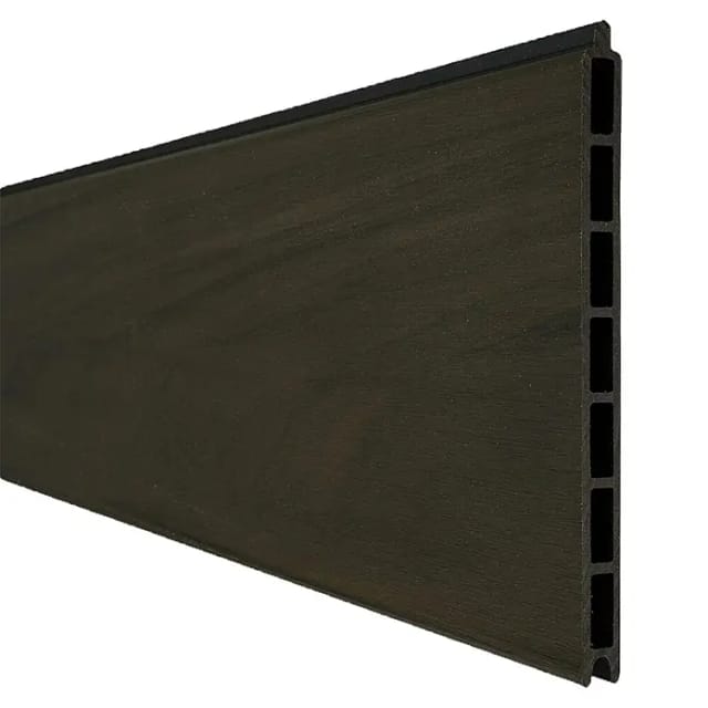 GroJa Stecksystem Einzelprofil Solid Grande 180 cm x 24 cm x 1,9 cm Walnuss