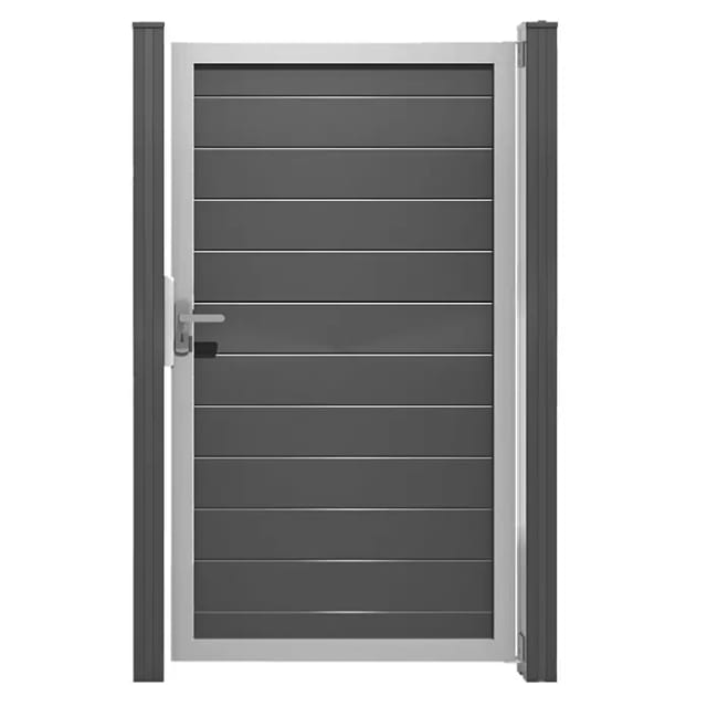 GroJa Tor Lumino Universal DIN 100 cm x 180 cm Anthrazit