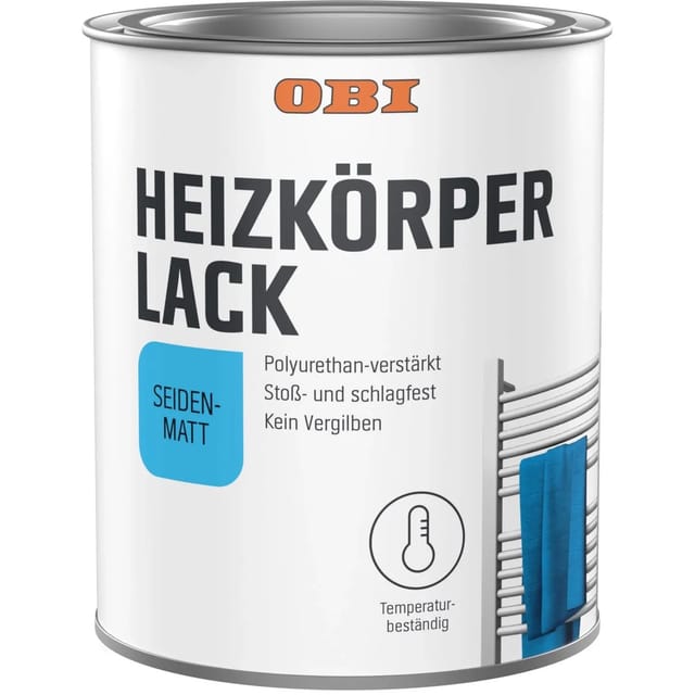 OBI PU Heizkörperlack Weiß seidenmatt 375 ml