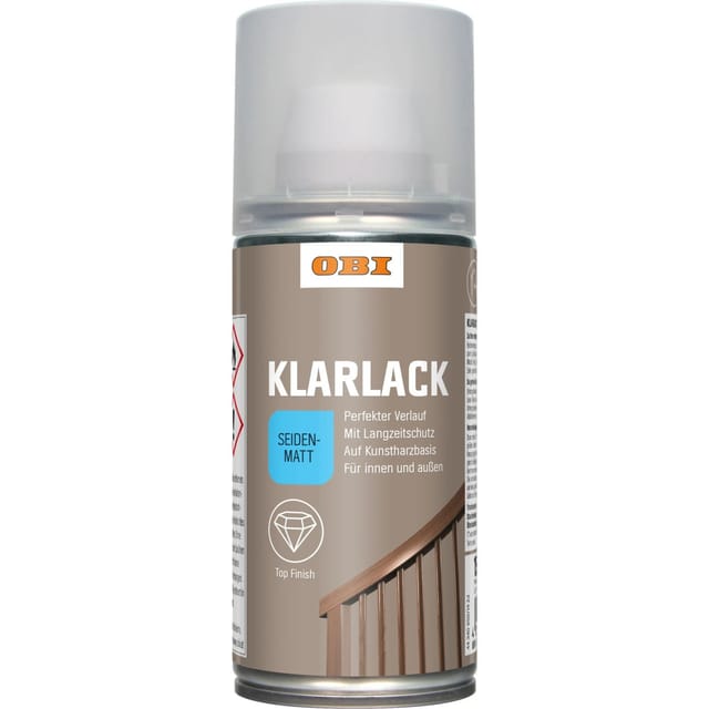 OBI Klarlack Spray Transparent seidenmatt 150 ml
