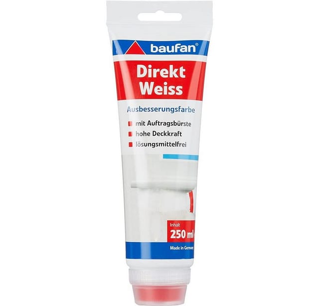 Baufan Direkt-Weiss Ausbesserungsfarbe 250 g