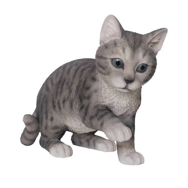 Deko-Figur Katze spielend 35 cm