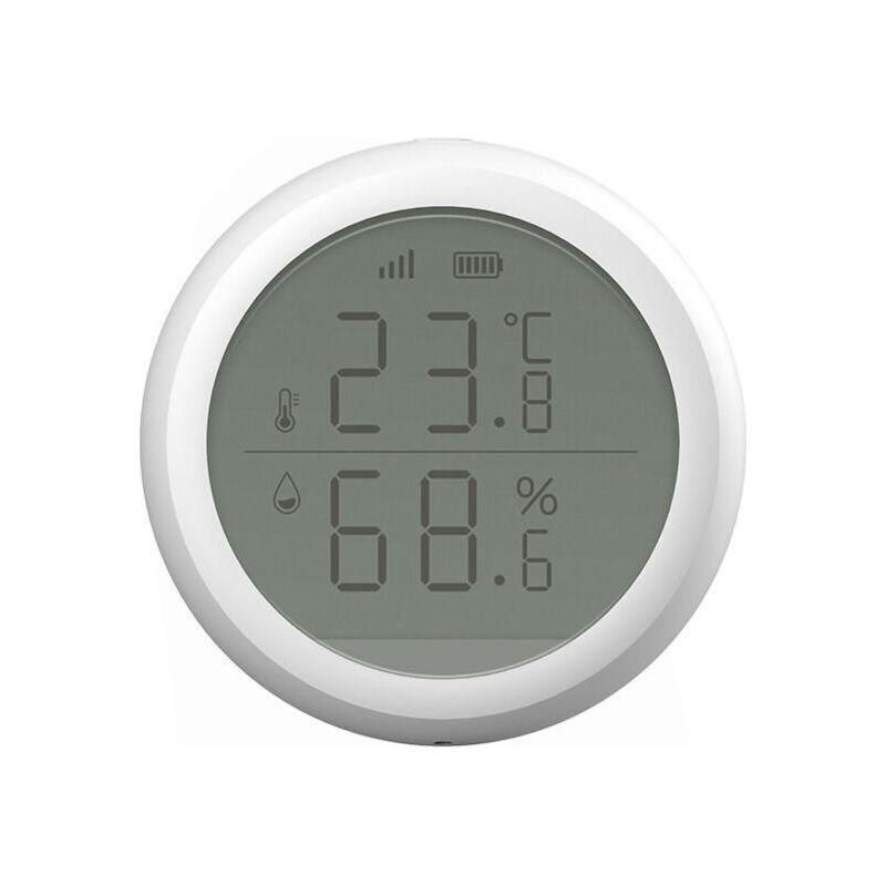 Tuya Wlan-temperatursensor, Intelligentes Thermometer-hygrometer Für Zuhause, Drahtloser Temperatur- Und Feuchtigkeitssensor, Smart-home-system