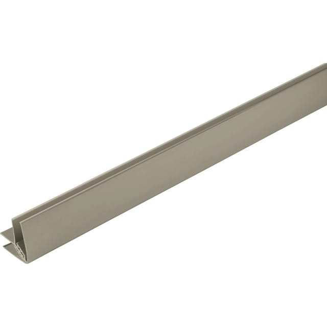 Grosfillex Abschlußprofil 5 - 8 mm klippbar Rauchgrau 260 cm