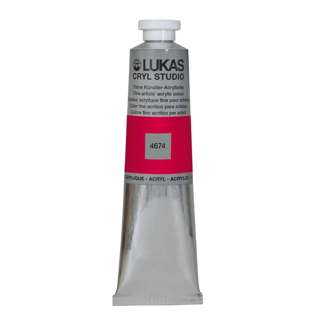 Lukas Cryl Studio Premium-Acrylfarbe 75 ml Kadmiumrot dunkel (imit.)