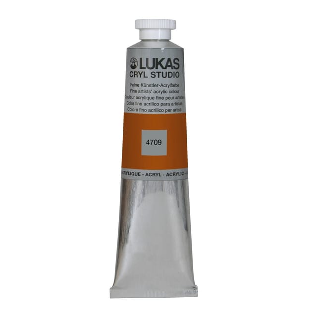 Lukas Cryl Studio Acrylfarbe Aluminiumtube Terra di Siena gebrannt 75ml