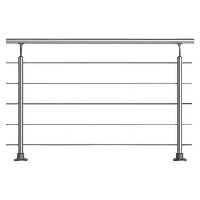 Dolle Geländer-Komplettset 150 cm Bodenmontage Aluminium