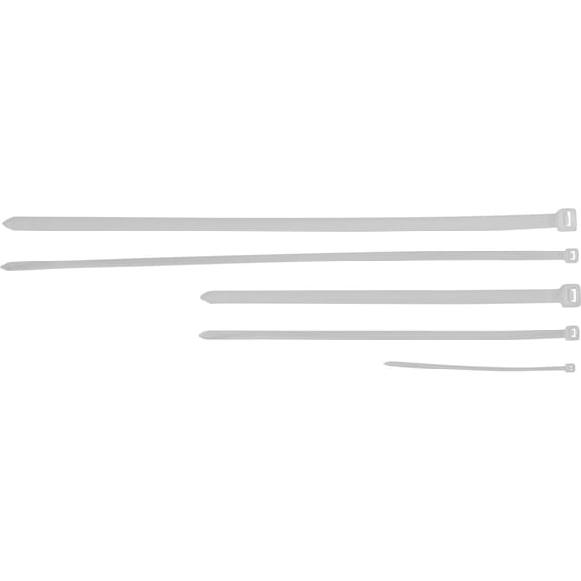 Kabelbinder Weiß Set 250 tlg.