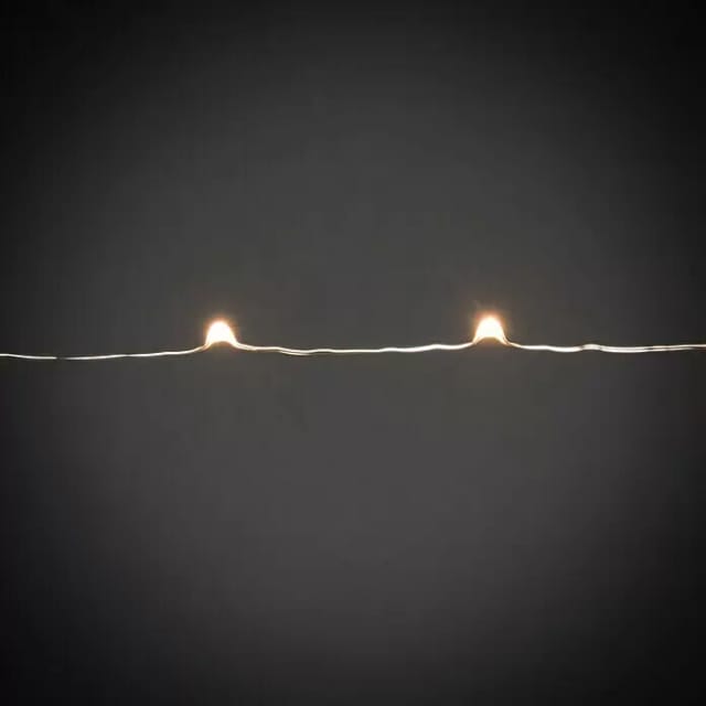 LED Baummantel mit Ring mit Tropfen 180 bernsteinfarbenen LEDs innen