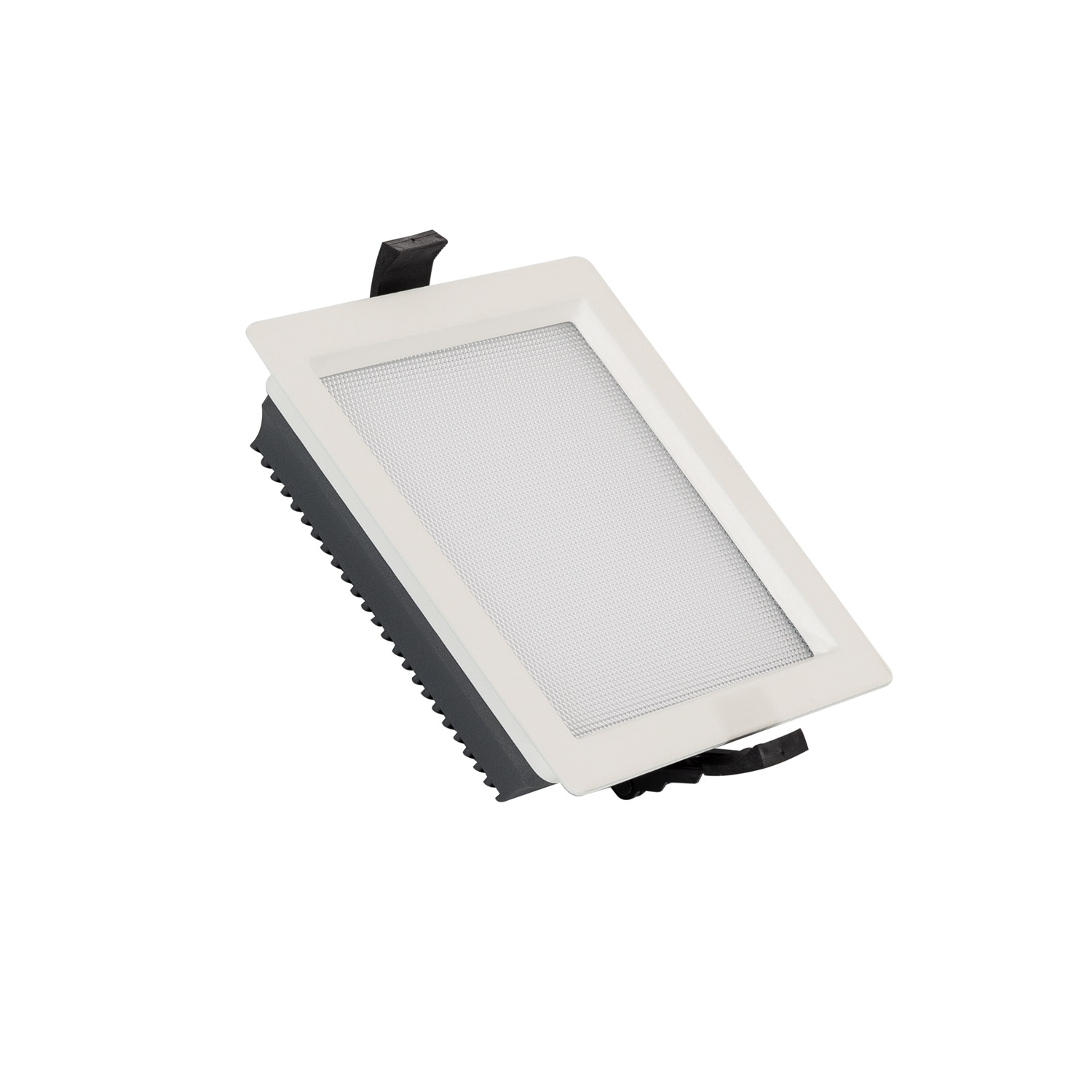 Led Downlight Einbaustrahler 15w Eckig Aero 130lm/w Mikroprismatisch Ausschnitt 135x135 Mm 3000k - 4000k - 6000k Wählbar (warm-neutral-kalt)