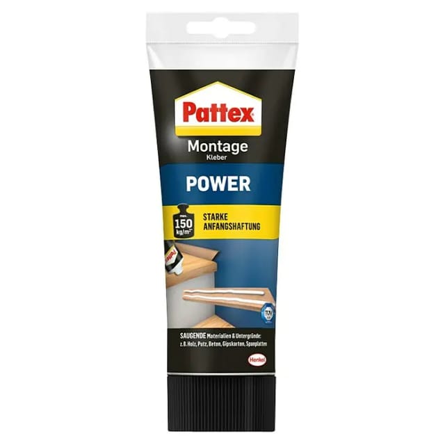 Pattex Baukleber Montagekleber Power Tube starke Anfangshaftung 250 g