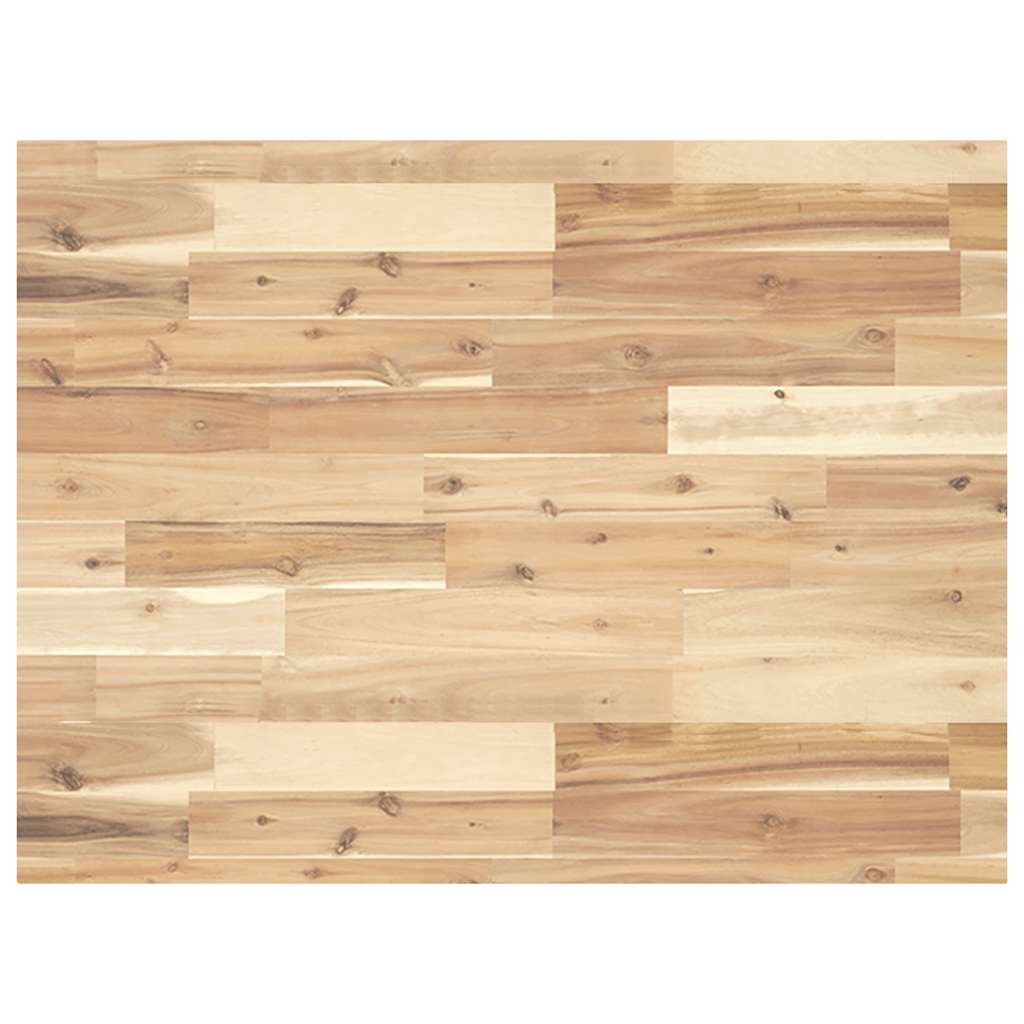 Schreibtischplatte Unbehandelt 100x60x4 Cm Massivholz Akazie