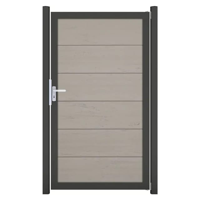 GroJaViento Zauntor Bi-Color Sand 100x180 cm Rahmen: Anthrazit DB703