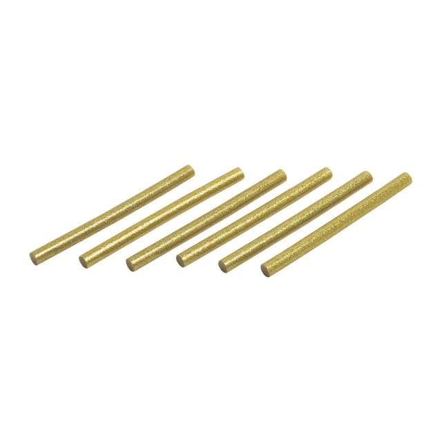 LUX-TOOLS Heißklebepatronen Gold Ø 11 mm 10 Stück