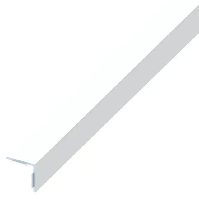 Winkelprofil gleichschenklig Aluminium 20 mm x 20 mm x 1.000 mm Weiß