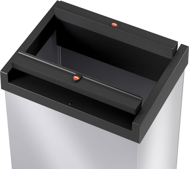 Hailo Mülleimer Big-Box Swing L 35, Silber