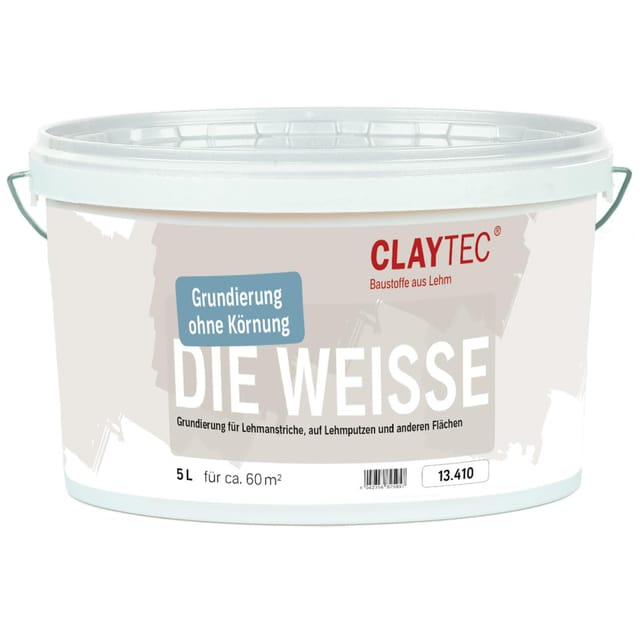 Claytec Grundierung für Lehmfeinputze Die Gelbe fein 5,