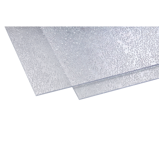Polystyrol-Platte 5 mm Tropfen Transparent 2000 mm x 1000 mm