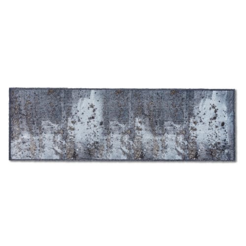 Astra Sauberlaufmatte Pure und Soft 50 cm x 150 cm Beton Hellblau
