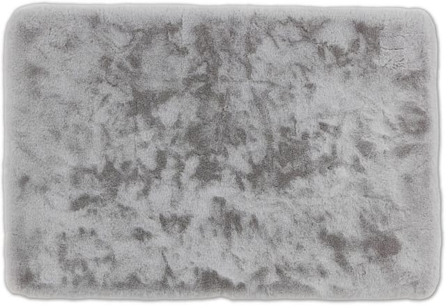Schöner Wohnen Badmatte Bali 40 cm x 60 cm Silber