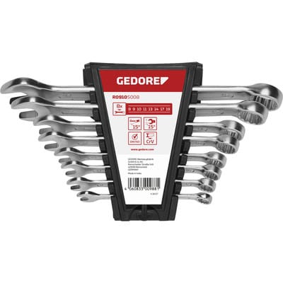 Gedore Ringmaulschlüssel Satz R09105008 9 mm - 19 mm 8-teilig