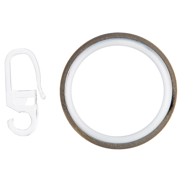 Gardinia Gardinenringe Windsor für Ø 25 mm Bronze 10-er Pack