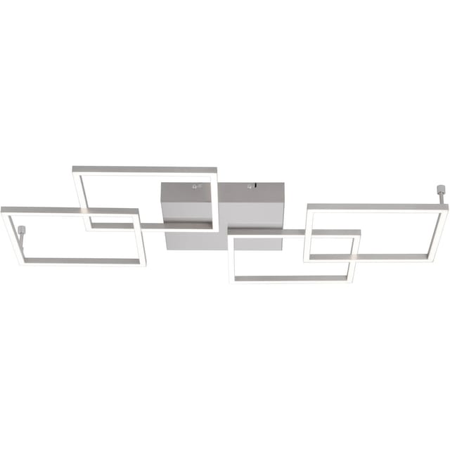 Paul Neuhaus LED-Deckenleuchte Inigo Stahl 80,5 cm x 51,5 cm