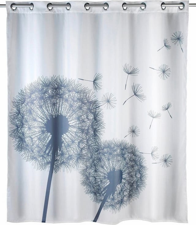 Wenko Anti-Schimmel Polyester Duschvorhang Comfort Flex Astera 180 cm x 200 cm
