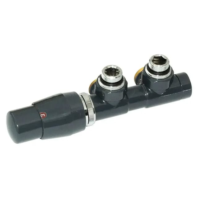 Ximax Zubehör Mittenanschlussgarnitur Twins Eck 15 mm Anthrazit