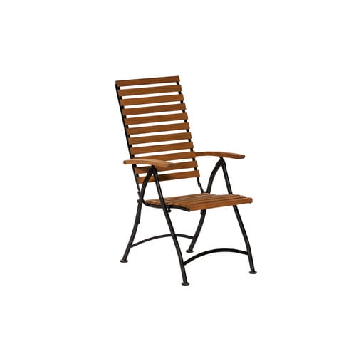 Merxx Schlossgarten Set 7-tlg. 6 Klappsessel Klapptisch 160 x 90 cm