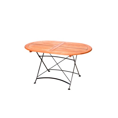 Merxx Schlossgarten Set 5lg. Klapptisch Oval 140 x 90 cm