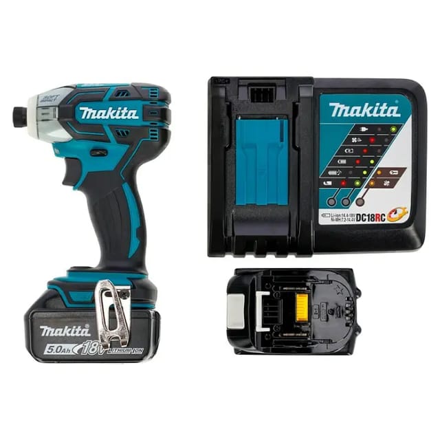 Makita Akku-Impulsschrauber DTS141RTJ inkl. 5 Ah Akkus mit Koffer