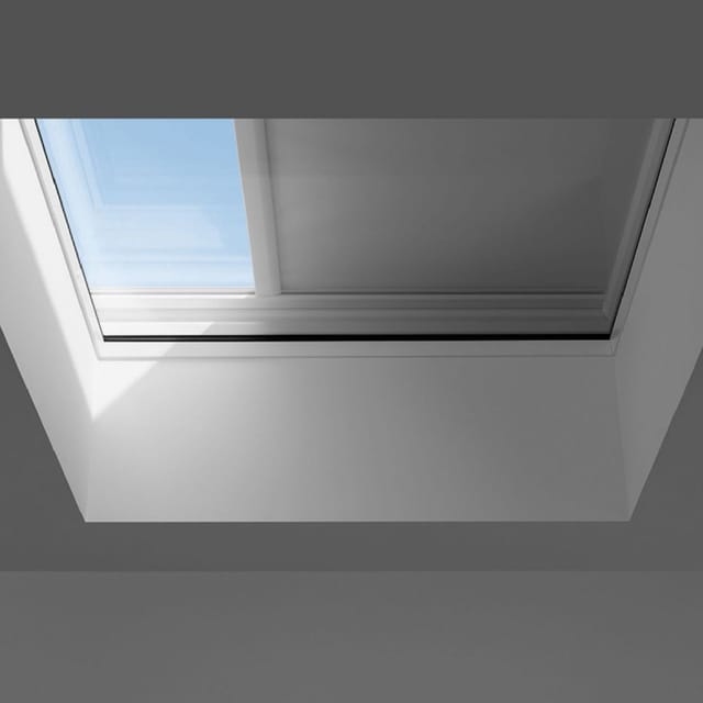 Velux Solar-Verdunkelungs-Rollo DSU 080080 4550WL 81 cm x 81 cm Weiß