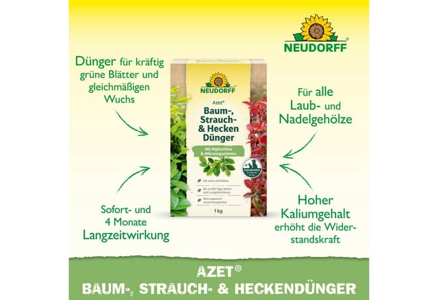 Neudorff Azet Baum-, Strauch- und Hecken-Dünger 1 kg