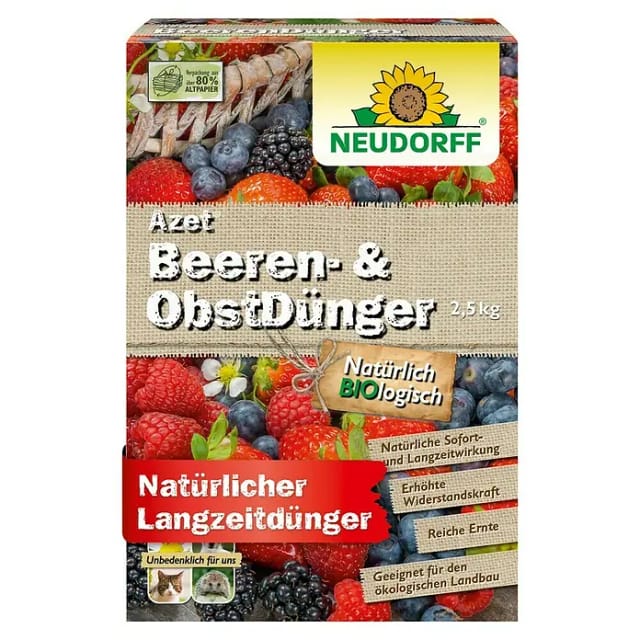 Neudorff Azet Beeren- und Obst-Dünger 2,5 kg