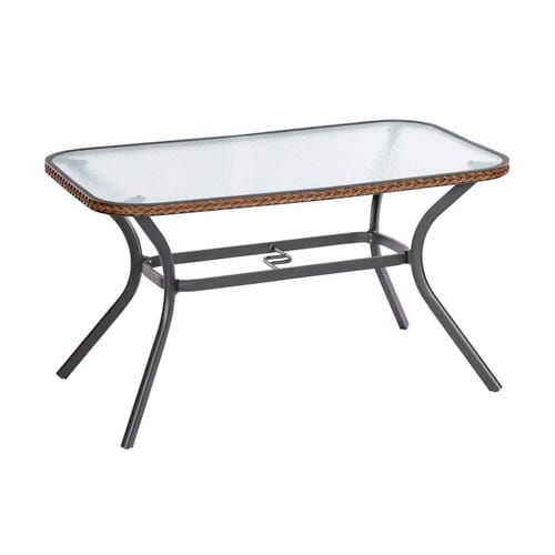 Merxx Roma Gartenmöbel-Set 7-tlg. Gartentisch 150 x 85 cm