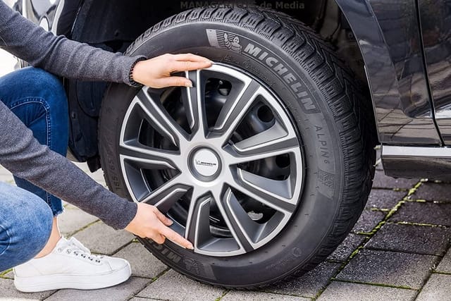 Michelin Radzierblenden Typ Louise Silber/Schwarz 15 Zoll
