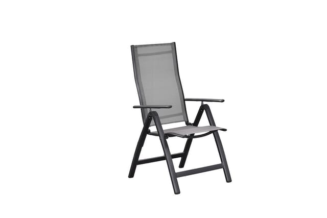 Merxx Carrara Set 9-tlg. 8 Klappsessel Gartentisch Ausziehbar 200 (300) x 110 cm