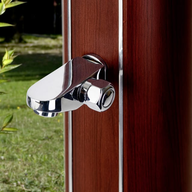 Gre Aluminium-Solardusche Holzoptik 32,