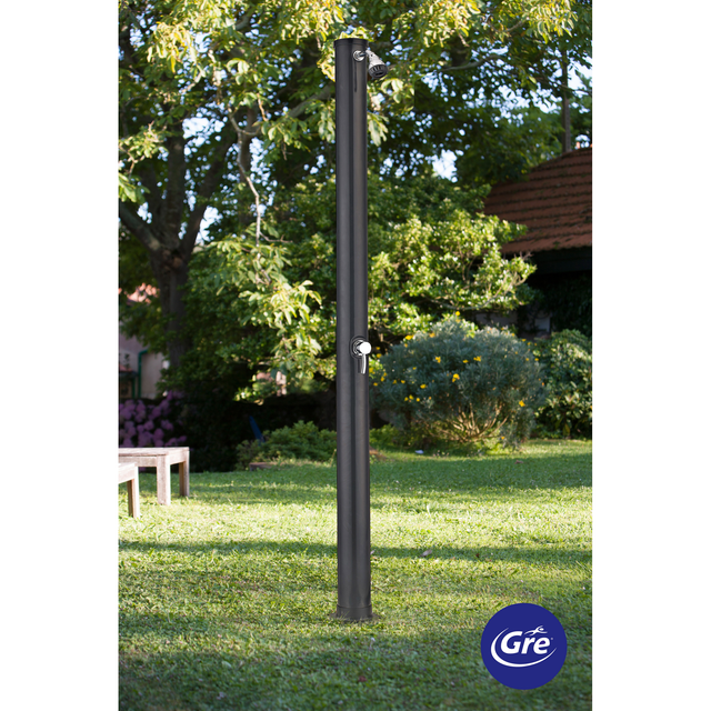 Gre PVC-Solardusche 20, Schwarz