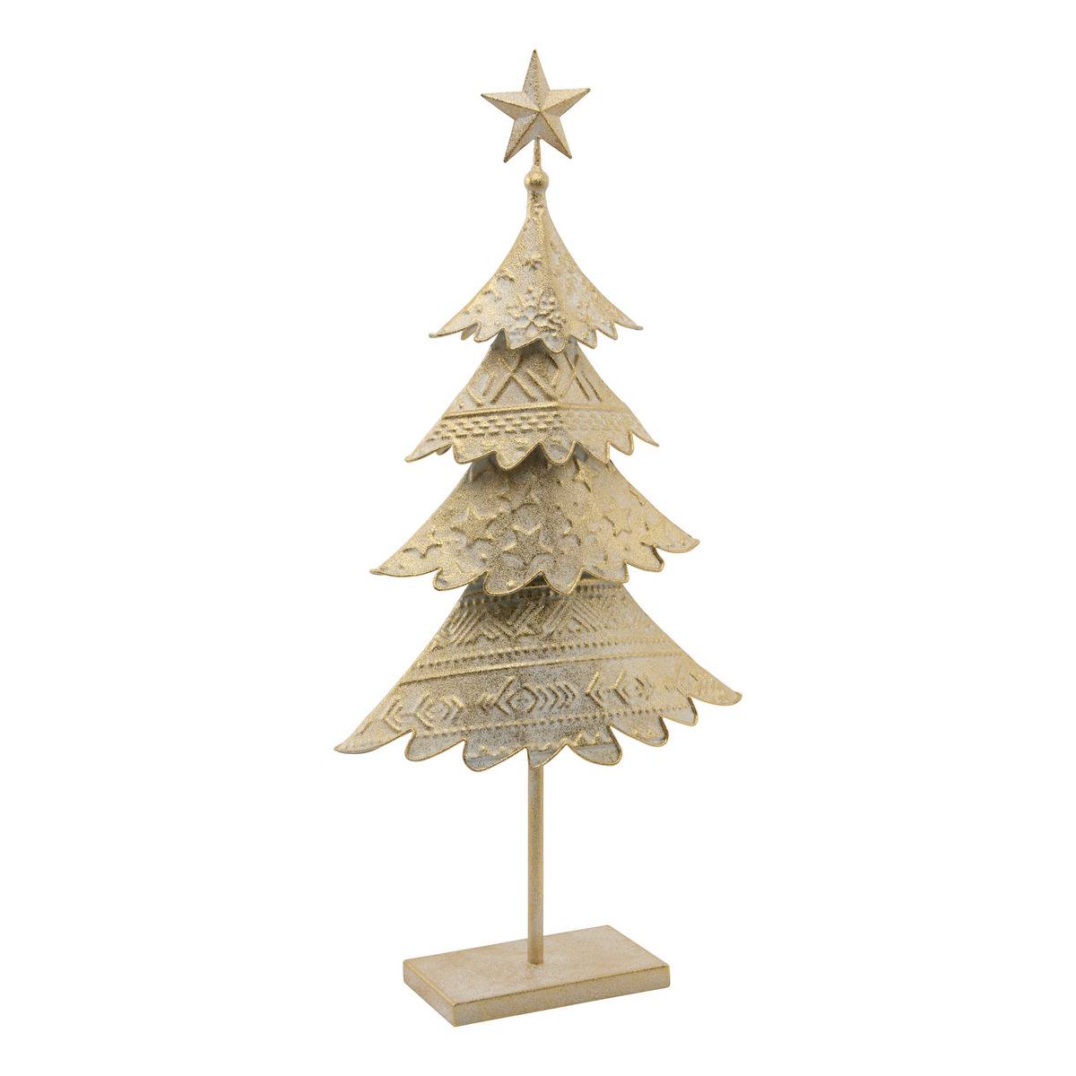 Tanne Metal Gold Blc H77.5 - Feeric Lights & Christmas